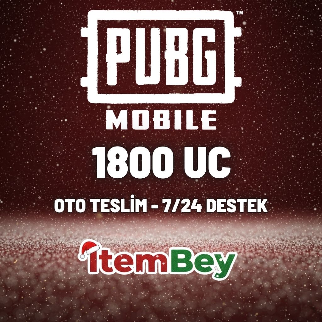 Pubg Mobile 1800 UC (TR-Global) Sürpriz Paket