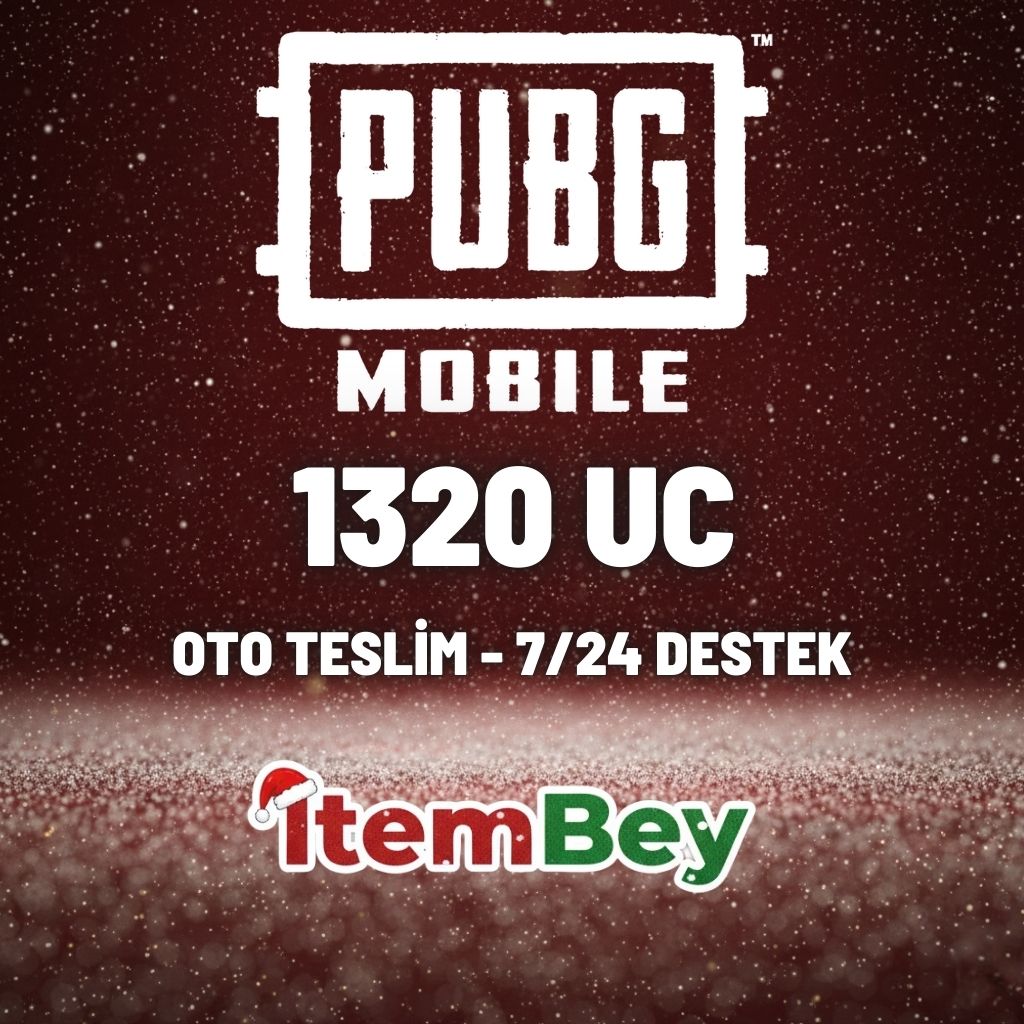 Pubg Mobile 1320 UC (TR-Global) Sürpriz Paket