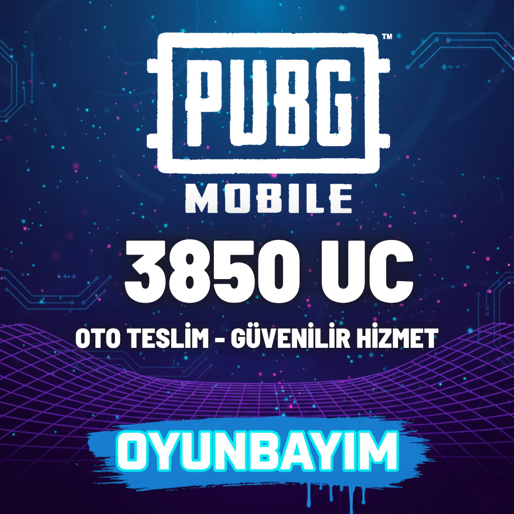 Pubg Mobile 3850 UC (TR-Global) Sürpriz Paket