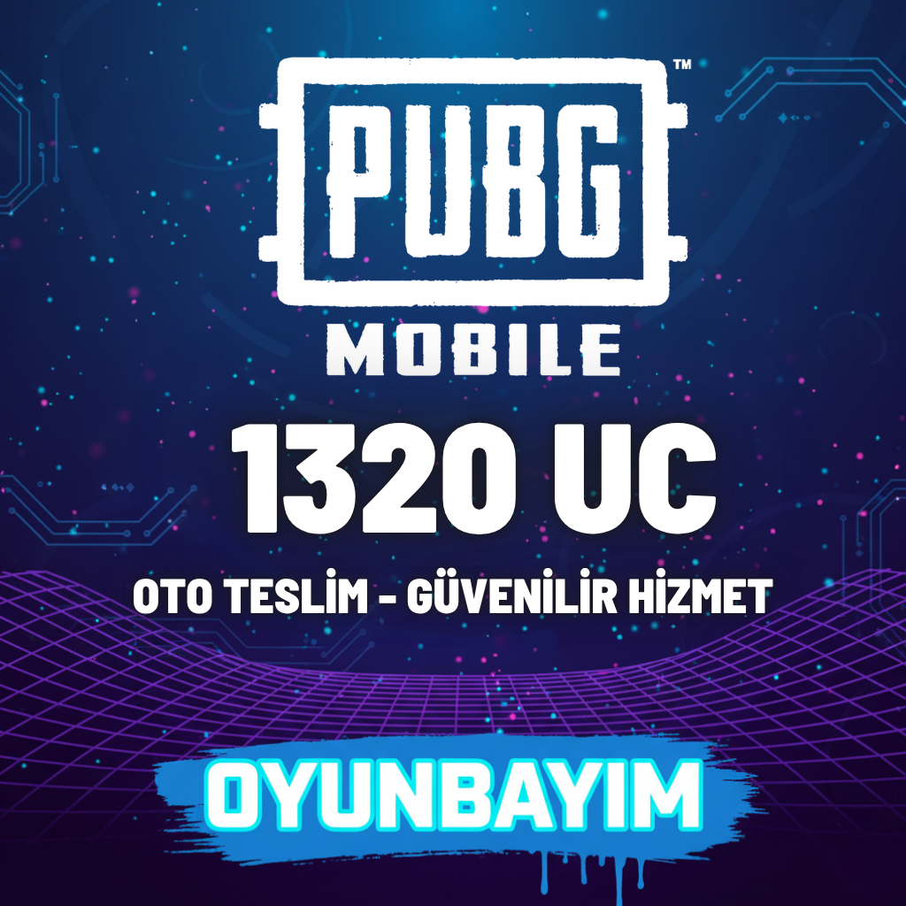 Pubg Mobile 1320 UC (TR-Global) Sürpriz Paket #1