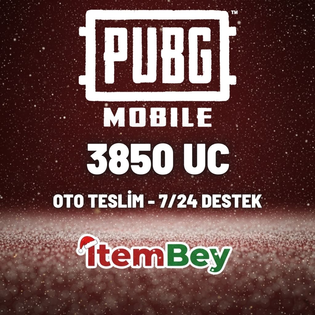 Pubg Mobile 3850 UC (TR-Global) Sürpriz Paket
